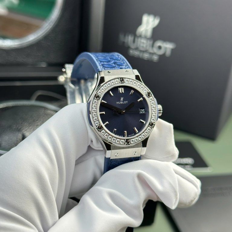 Hublot Classic Women Watch 33mm Blue Dial