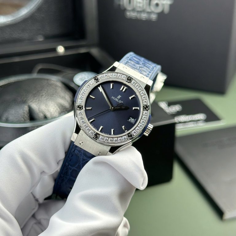 Hublot Classic Women Watch 33mm Blue Dial