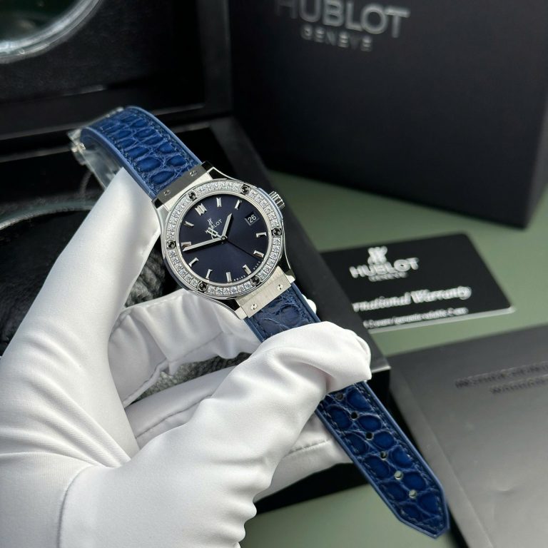 Hublot Classic Women Watch 33mm Blue Dial