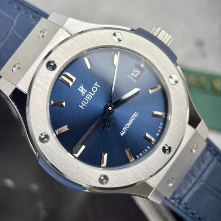 Hublot Classic Fusion Titanium Blue Leather Strap JJF 38mm