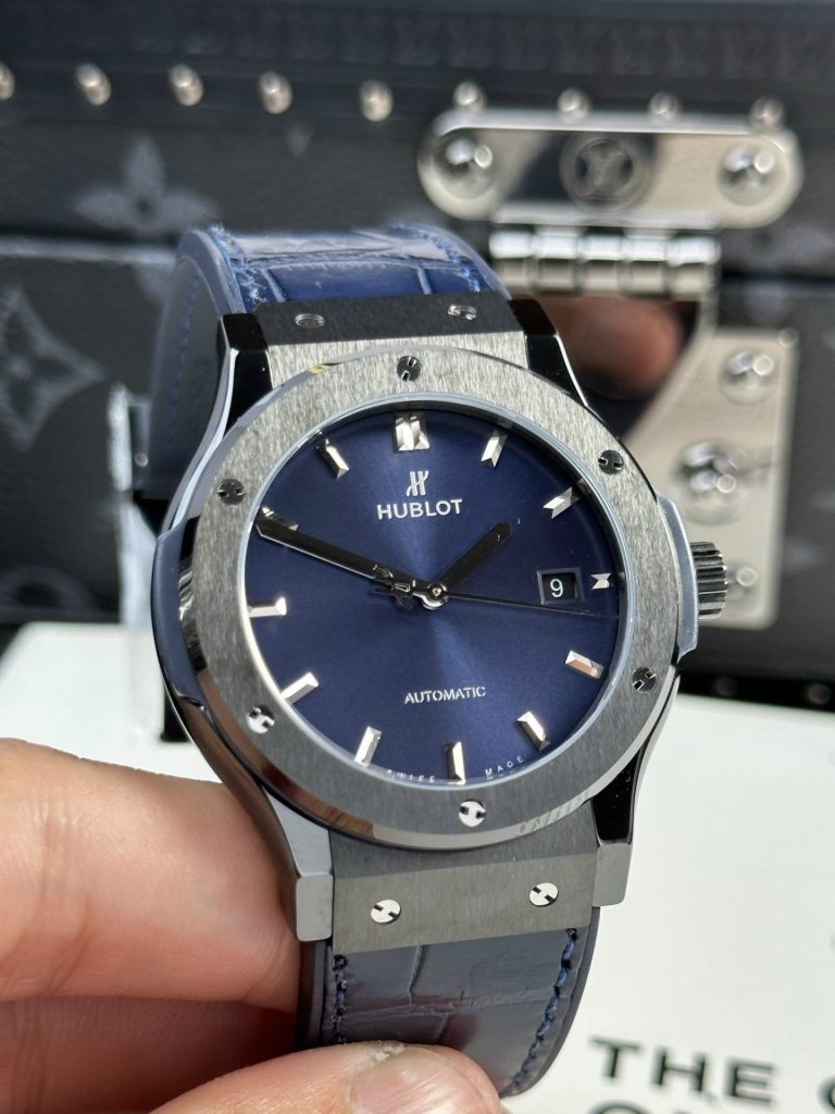 Hublot Classic Fusion Ceramic Refined Blue Dial 42mm