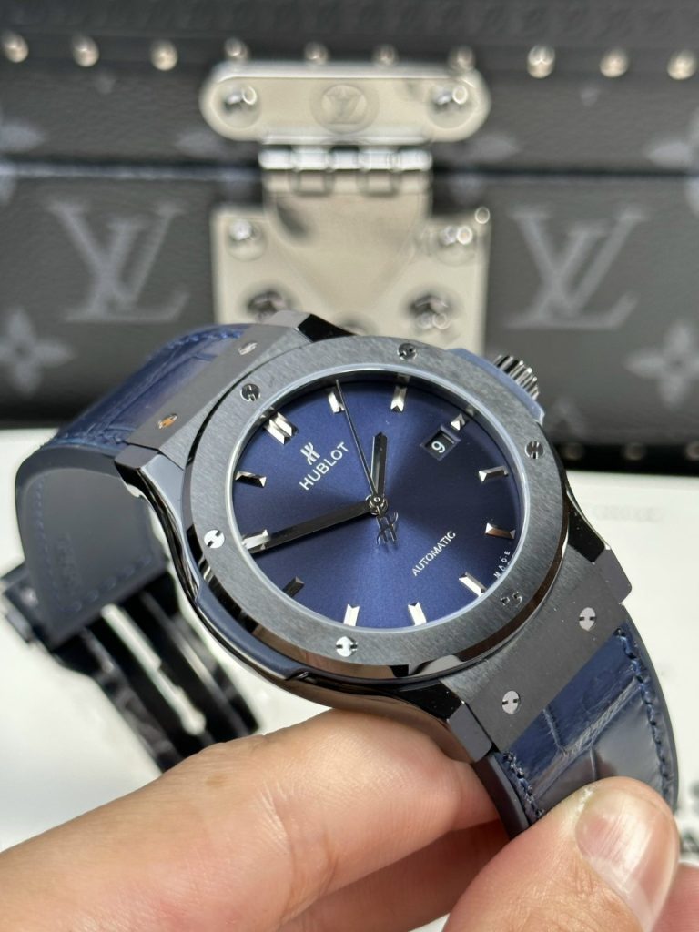 Hublot Classic Fusion Ceramic Refined Blue Dial 42mm