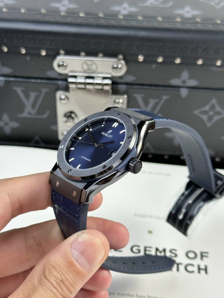 Hublot Classic Fusion Ceramic Refined Blue Dial 42mm