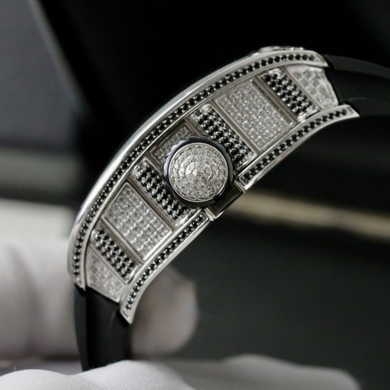 Richard Mille with Black Rubber Strap 42mm