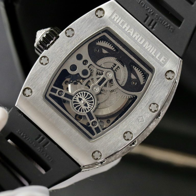 Richard Mille with Black Rubber Strap 42mm