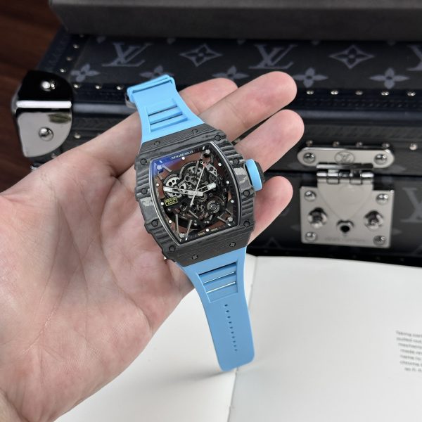 Richard Mille RM35-02 Custom Full Carbon Case Blue BBR
