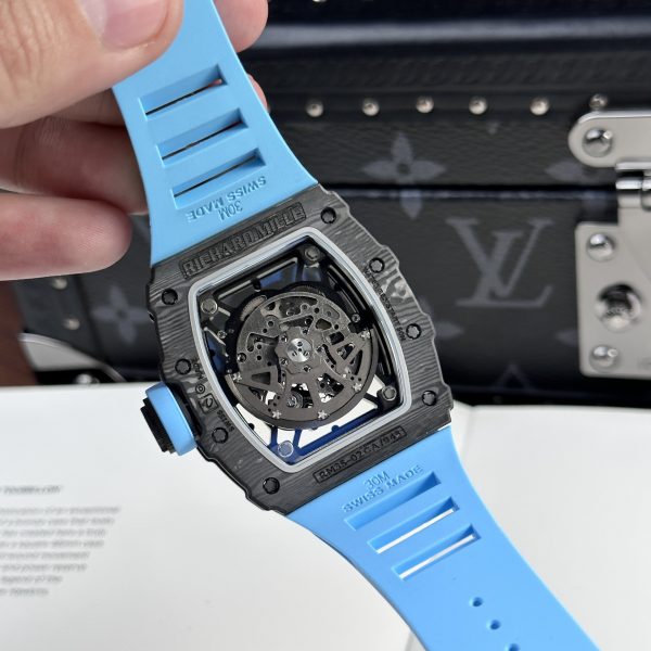 Richard Mille RM35-02 Custom Full Carbon Case Blue BBR