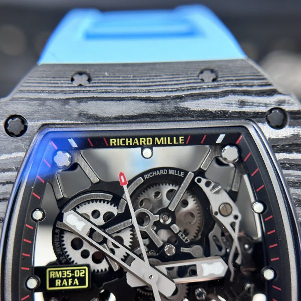 Richard Mille RM35-02 Custom Full Carbon Case Blue BBR