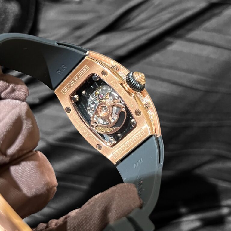 Richard Mille RM007 Rose Gold Wrapped with Full Natural Diamond