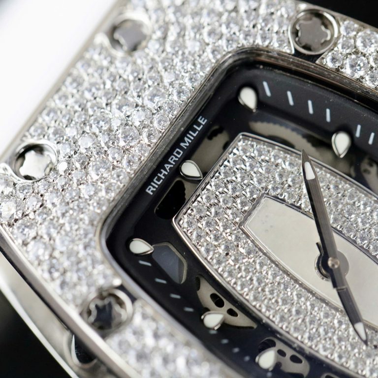 Richard Mille RM007 White Custom Full Moissanite Diamonds