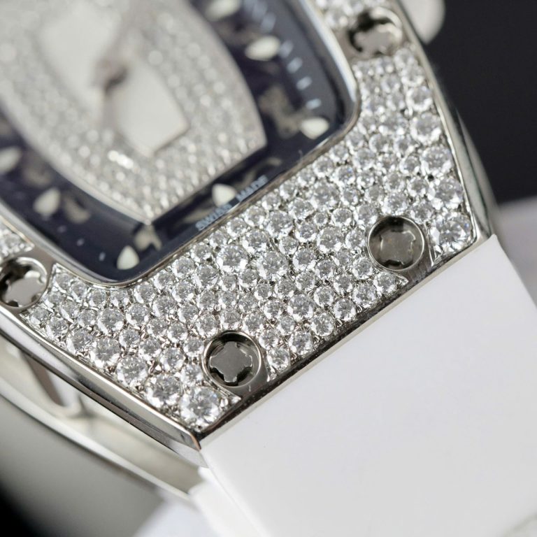 Richard Mille RM007 White Custom Full Moissanite Diamonds