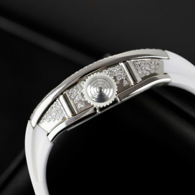 Richard Mille RM007 White Custom Full Moissanite Diamonds