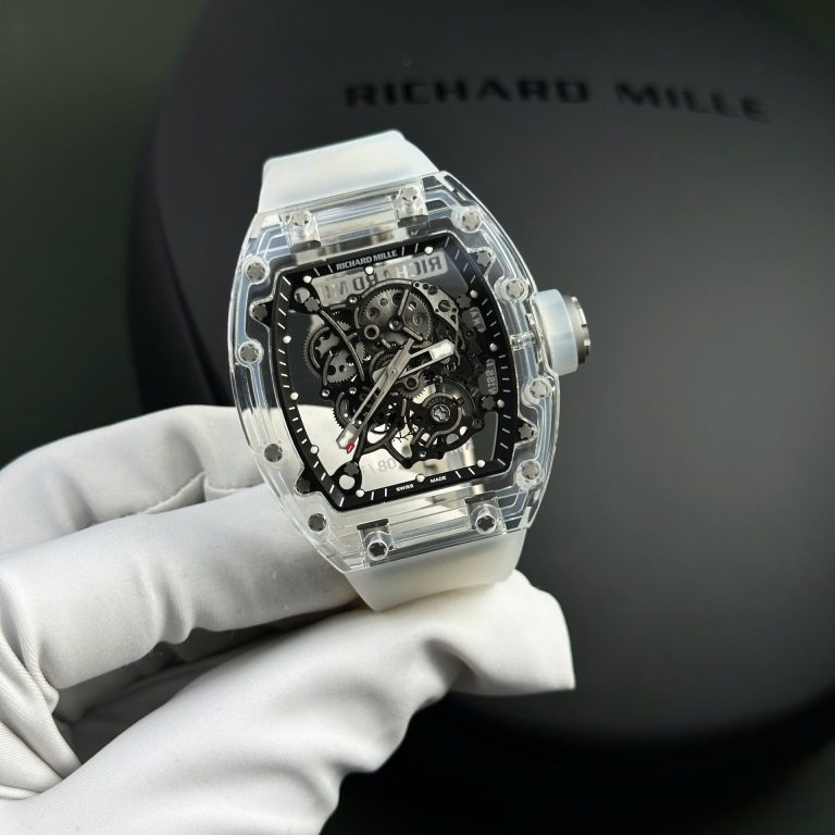 Richard Mille RM055 Sapphire Crystal with Rubber Strap