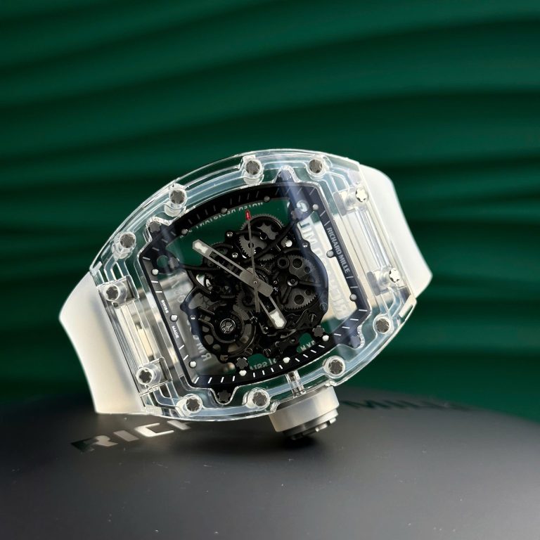 Richard Mille RM055 Sapphire Crystal with Rubber Strap