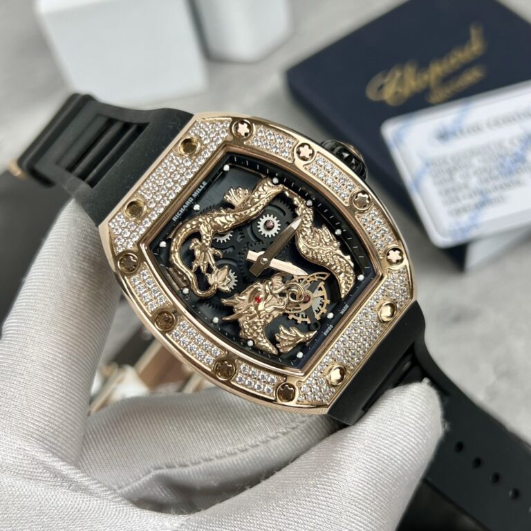 Richard Mille RM057 Jackie Chan Watch with Full Diamonds 44mm