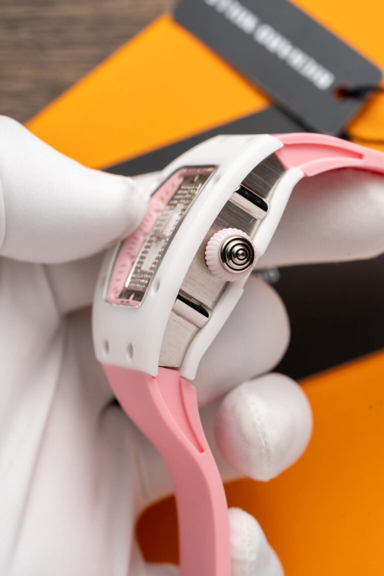 Richard Mille RM07-01 Ceramic with Pink Rubber Strap