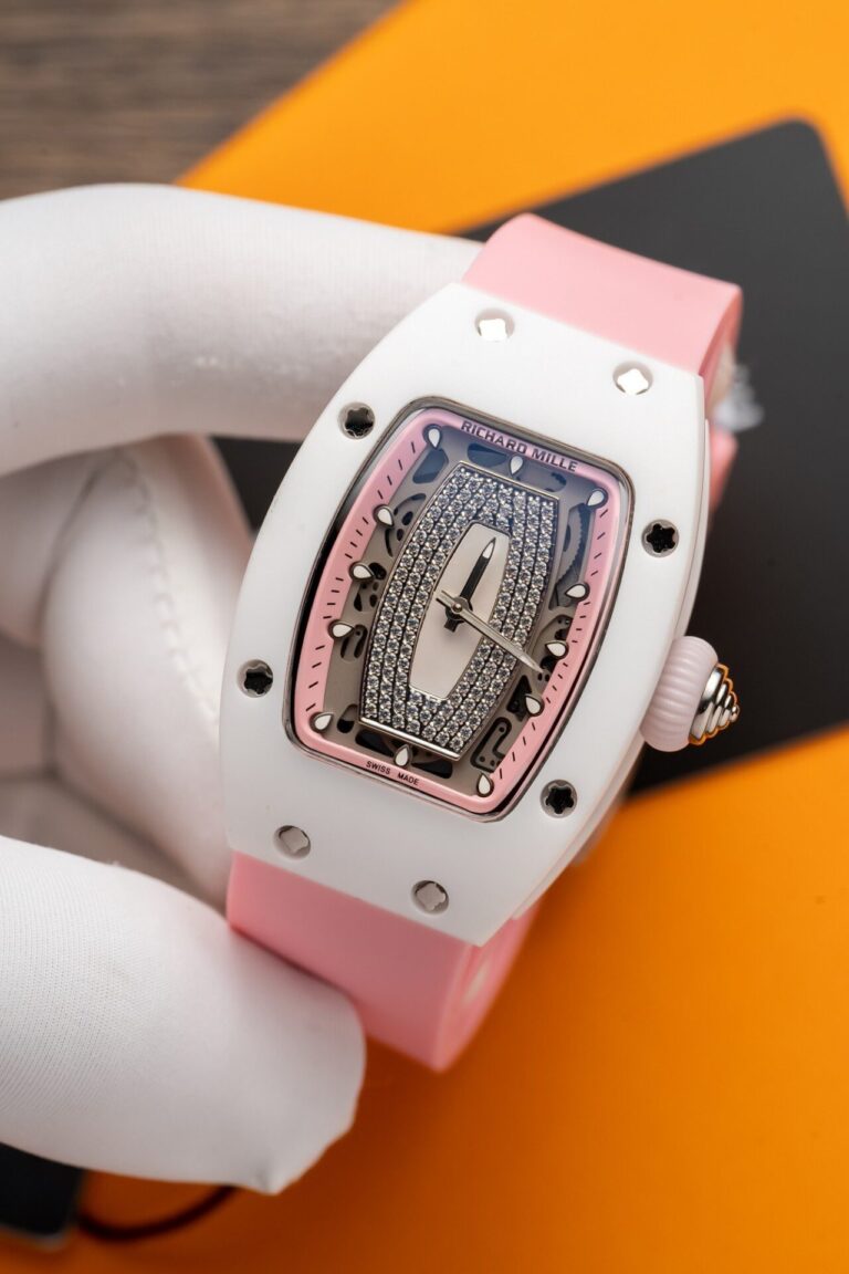 Richard Mille RM07-01 Ceramic with Pink Rubber Strap