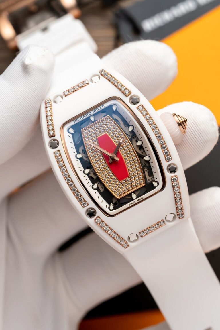 Richard Mille RM07-01 with Diamonds and White Ceramic Case