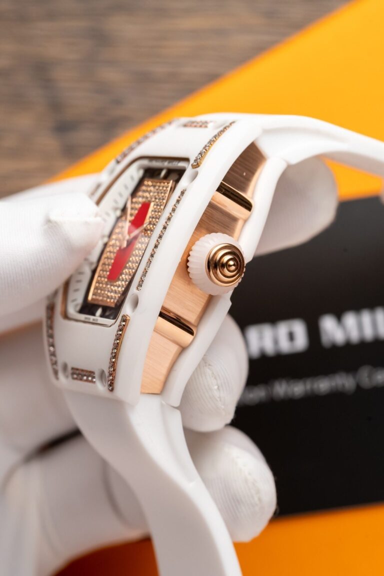 Richard Mille RM07-01 with Diamonds and White Ceramic Case