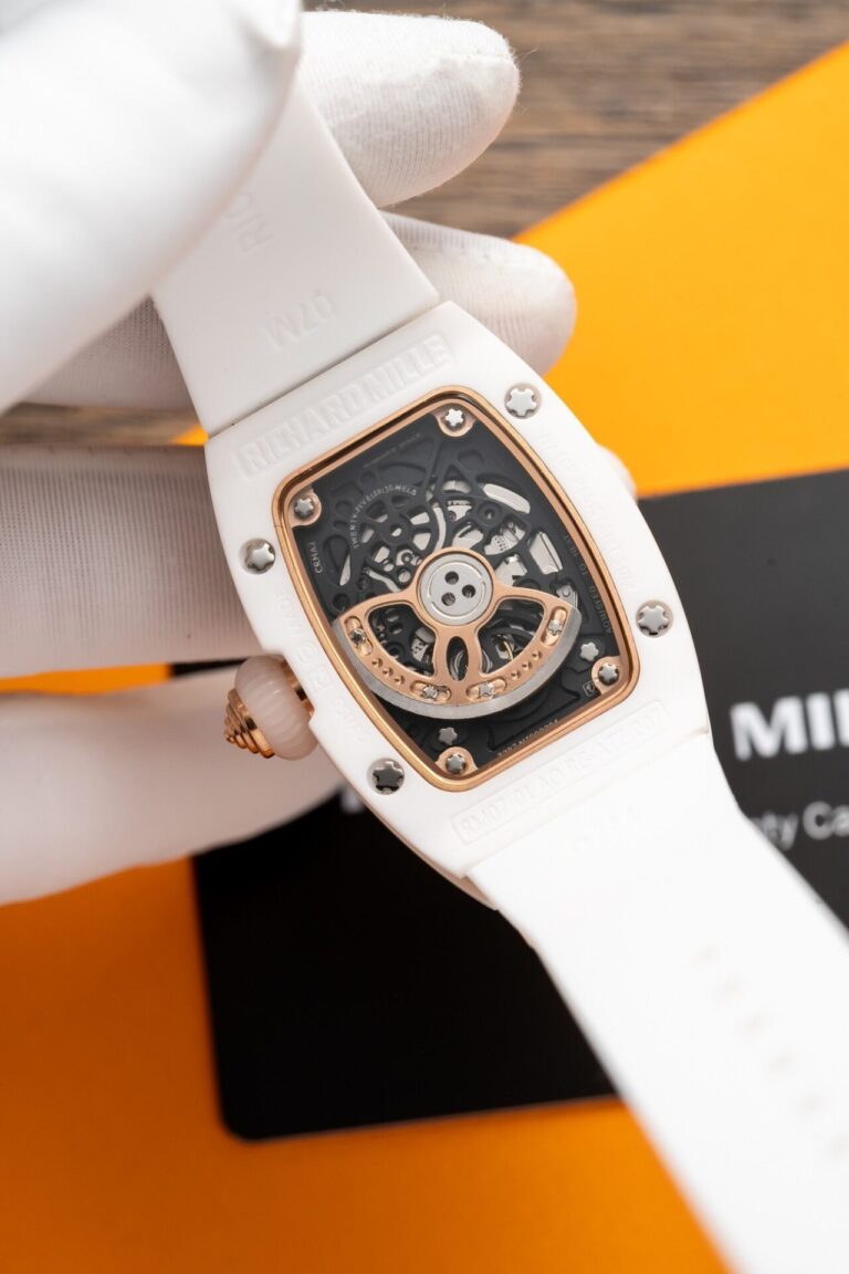 Richard Mille RM07-01 with Diamonds and White Ceramic Case