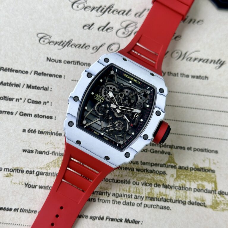 Richard Mille RM35-01 Rafael Nadal Red Rubber Strap 1:1 BBR Factory 42mm
