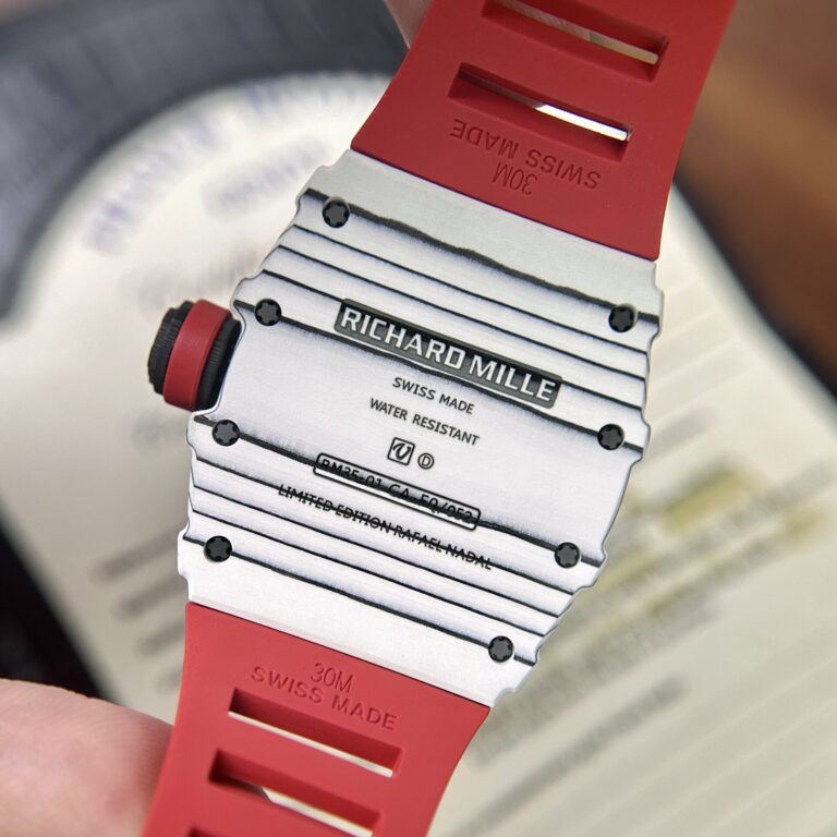 Richard Mille RM35-01 Rafael Nadal Red Rubber Strap 1:1 BBR Factory 42mm