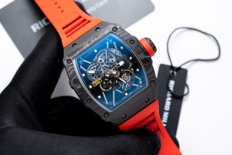 Richard Mille RM35-01 1:1 Red Rubber Strap 45mm