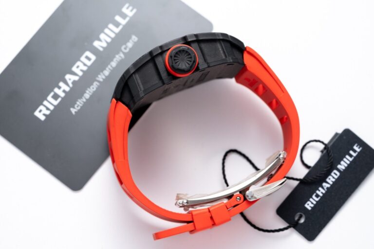 Richard Mille RM35-01 1:1 Red Rubber Strap 45mm