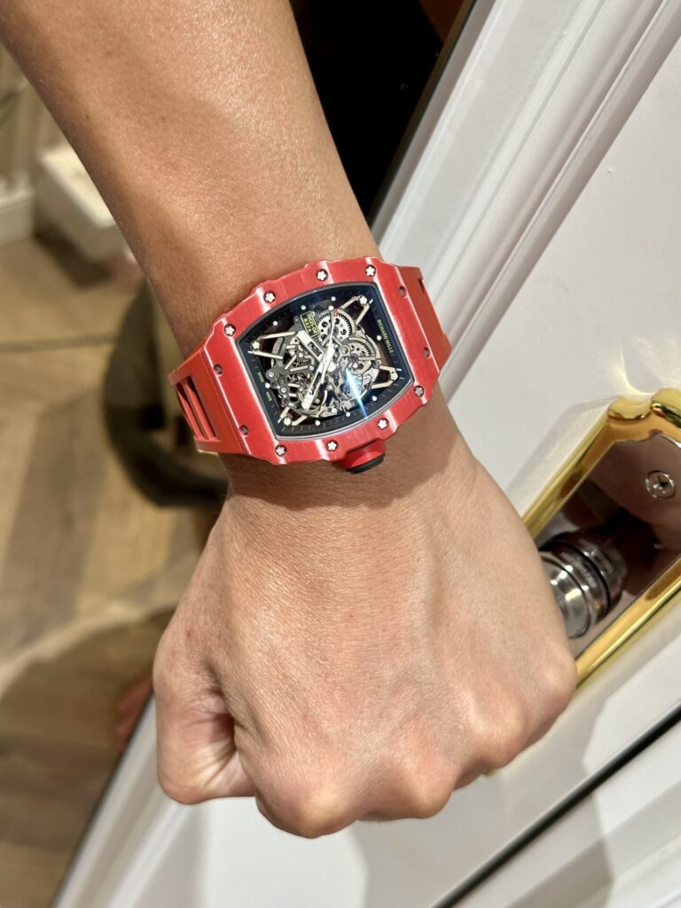 Richard Mille RM35-02 Carbon Fiber Red 1:1 Watch 45mm