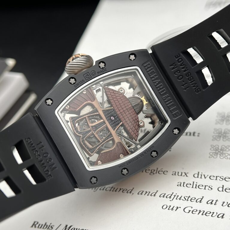 Richard Mille RM47 Samurai Ceramic with Rubber Strap 42.7mm