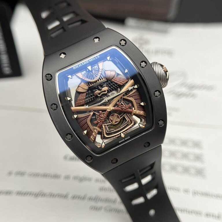 Richard Mille RM47 Samurai Ceramic with Rubber Strap 42.7mm