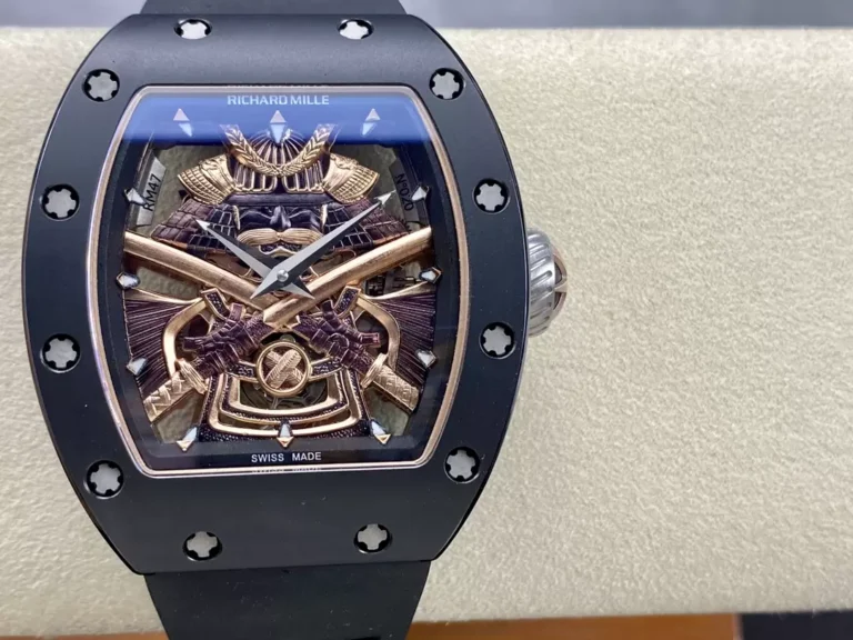 Richard Mille RM47 Samurai Tourbillon Ceramic 1:1 Watch 42.7mm