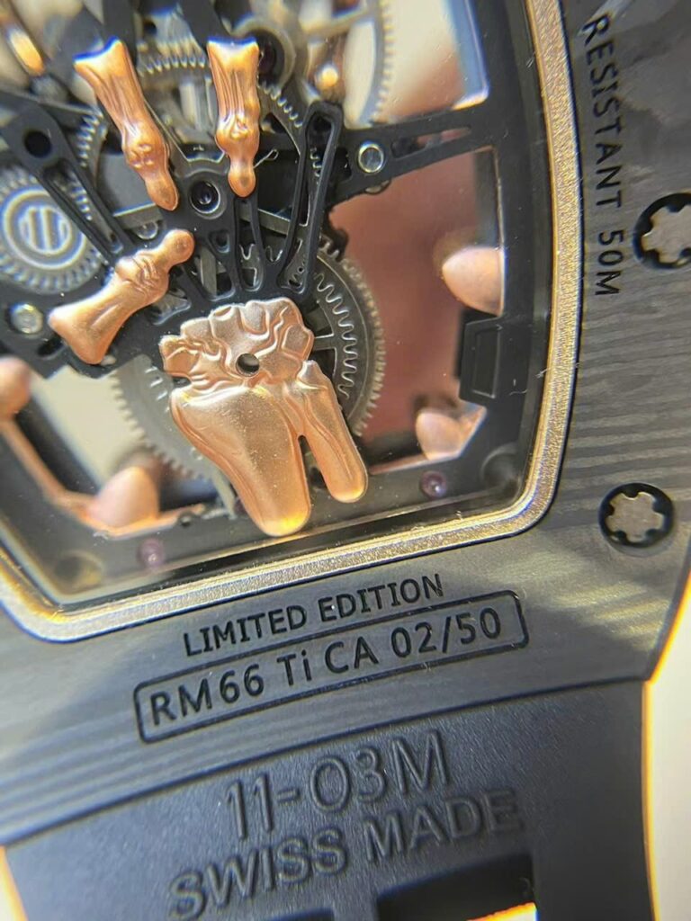 Richard Mille RM66 Custom Tourbillon Carbon 18K Gold Wrapped VIP