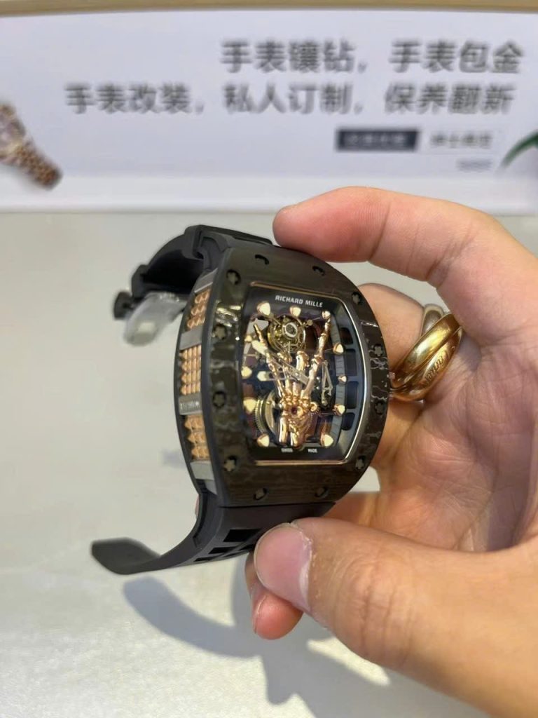 Richard Mille RM66 Custom Tourbillon Carbon 18K Gold Wrapped VIP