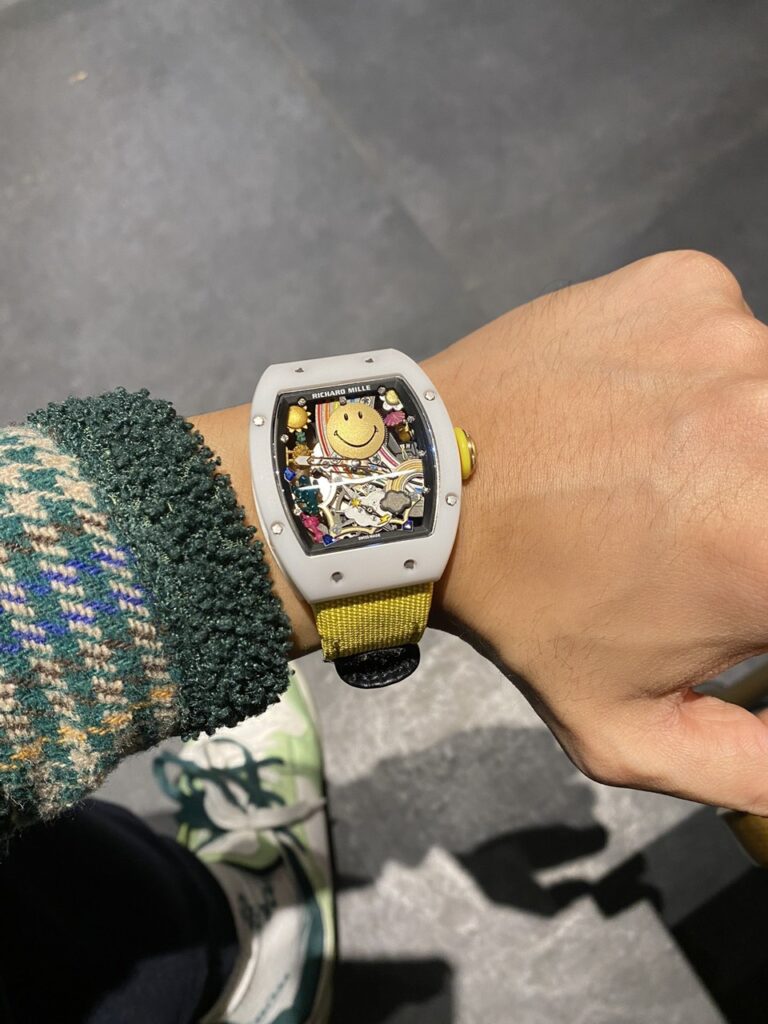 Richard Mille RM88 Smiley White Ceramic 42mm