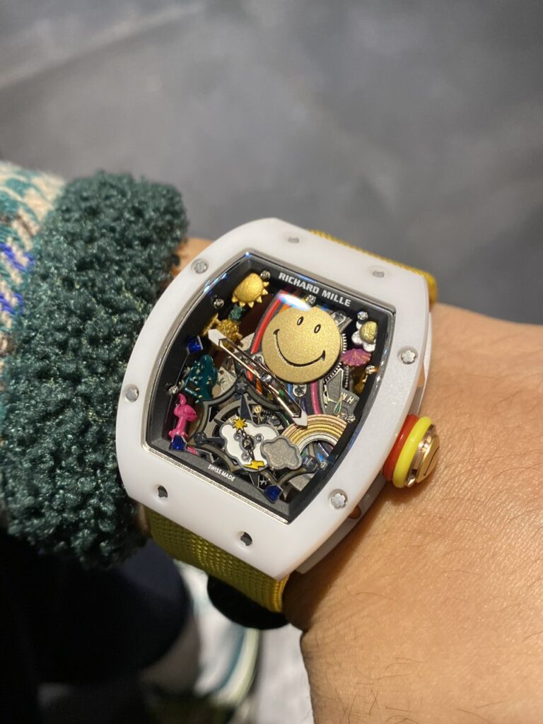 Richard Mille RM88 Smiley White Ceramic 42mm