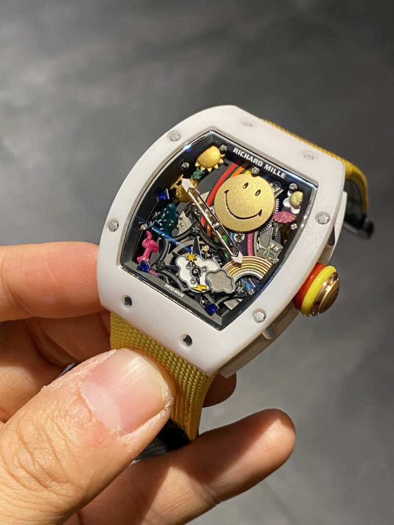 Richard Mille RM88 Smiley White Ceramic 42mm