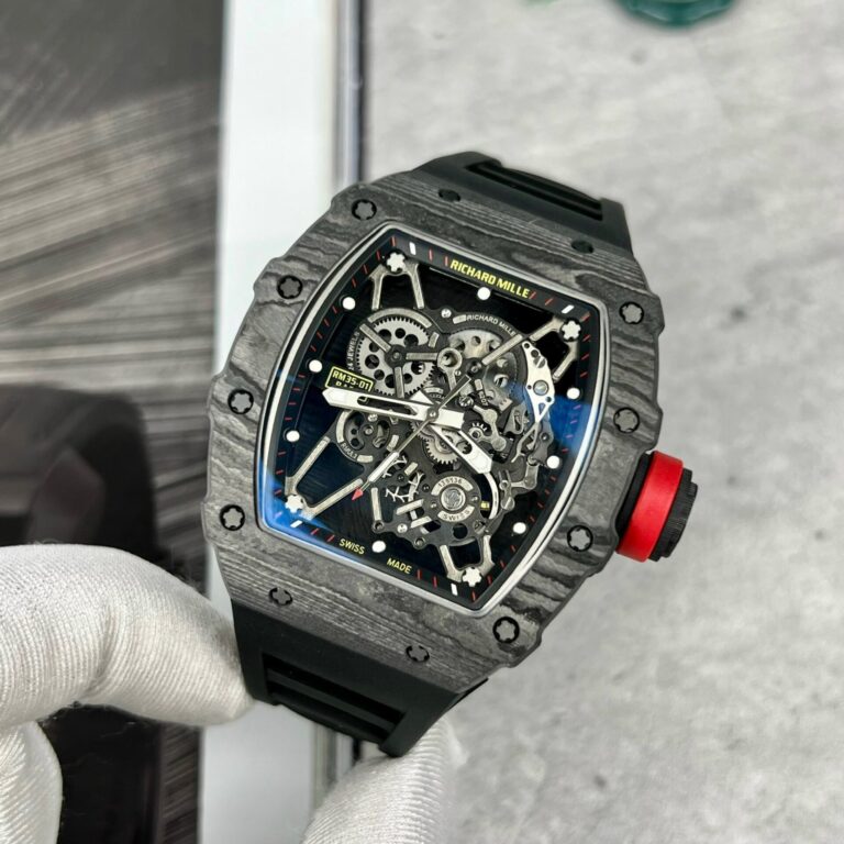 Richard Mille RM35-01 Full Carbon Rubber Strap BBR Factory 44mm