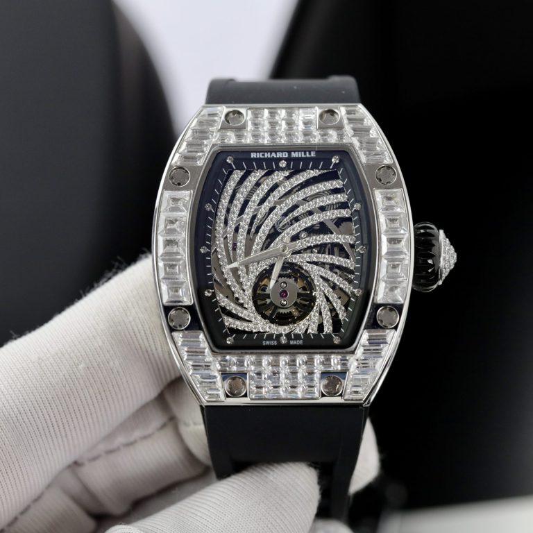 Richard Mille RM51 1:1 Watch With Full Diamond 40mm
