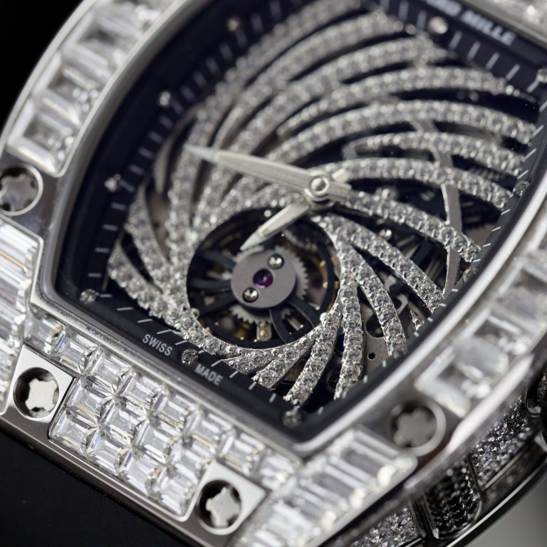 Richard Mille RM51 1:1 Watch With Full Diamond 40mm
