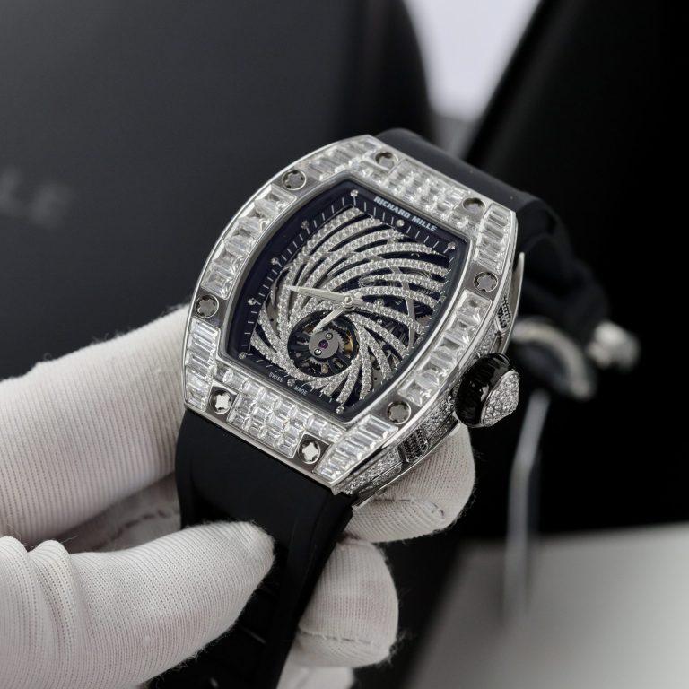 Richard Mille RM51 1:1 Watch With Full Diamond 40mm