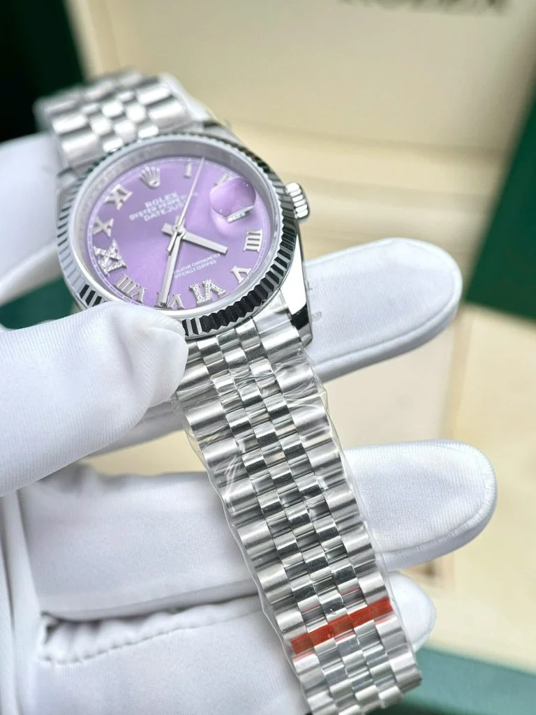 Rolex DateJust 126234 Super Clone with Purple Dial