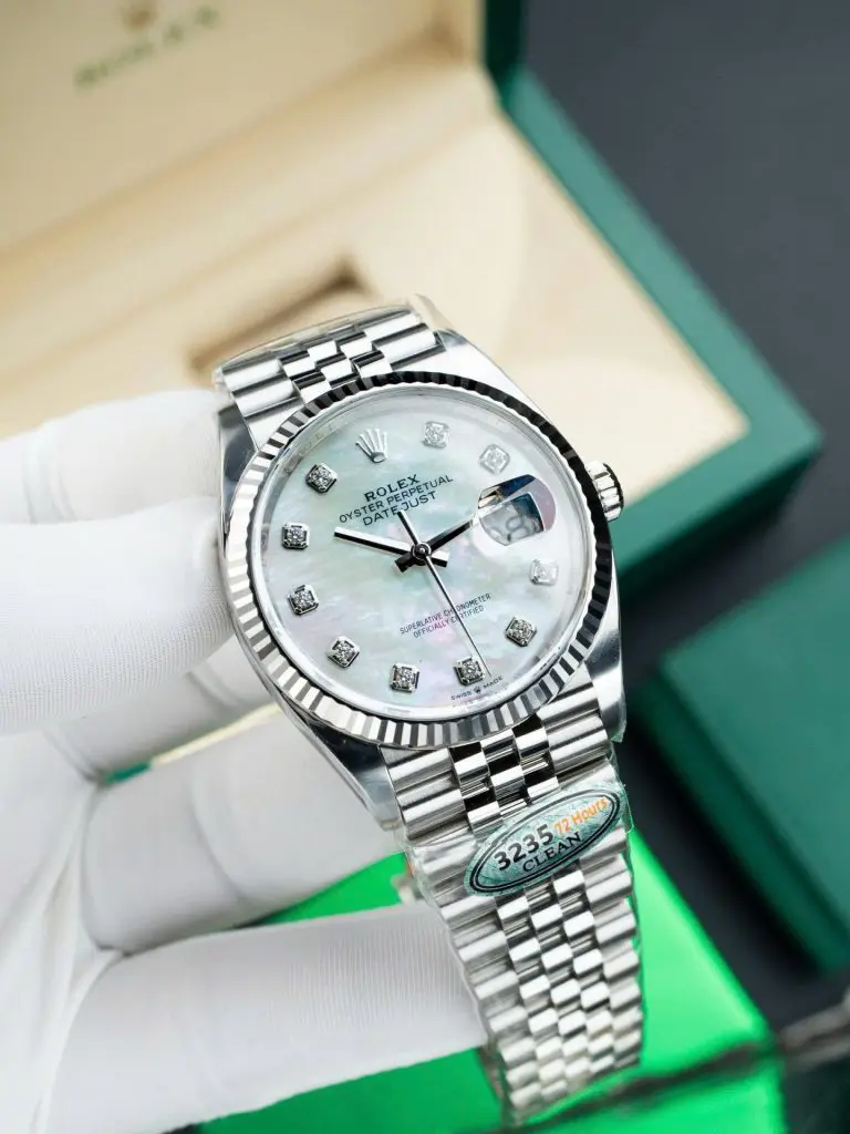 DateJust 41 126334 QF 1:1 Best Edition 904L Steel White MOP Dial on Jubilee Bracelet QF3235 (149g)