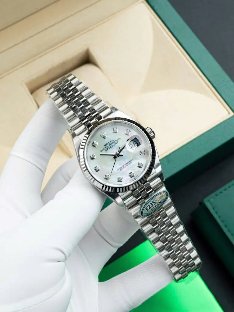 DateJust 41 126334 QF 1:1 Best Edition 904L Steel White MOP Dial on Jubilee Bracelet QF3235 (149g)