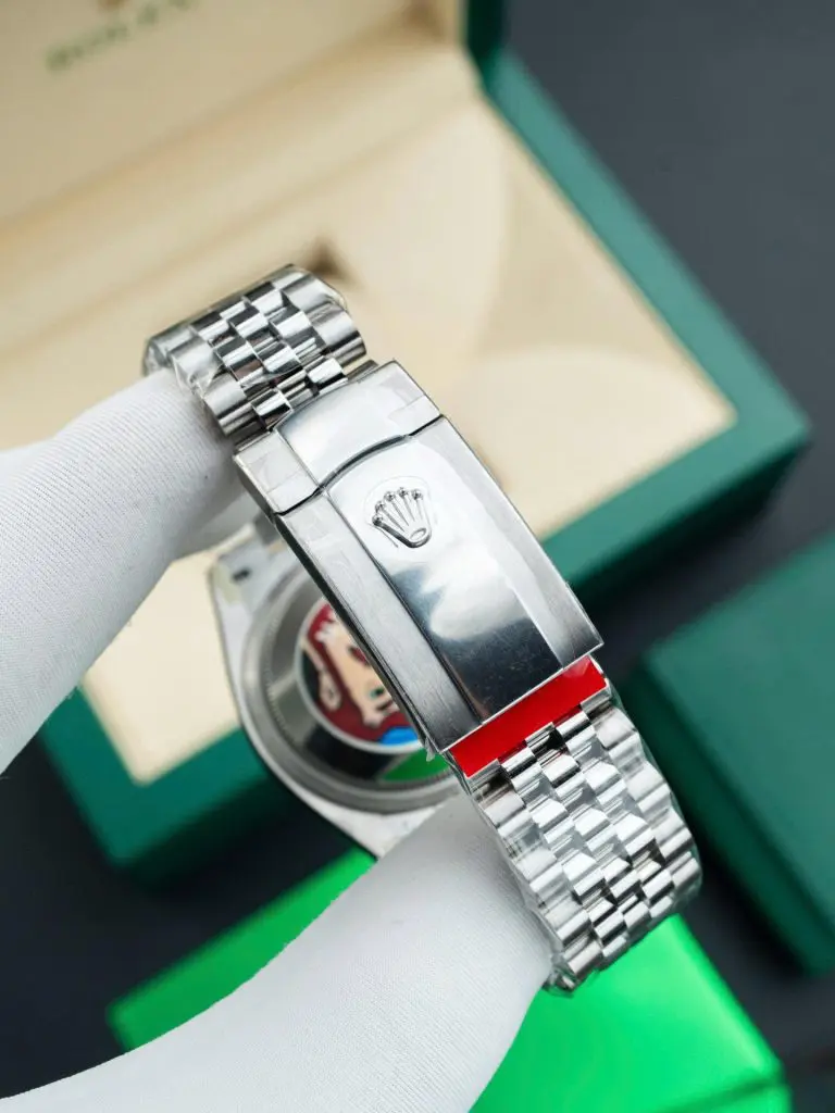 DateJust 41 126334 QF 1:1 Best Edition 904L Steel Blue Texuted Stick Dial on Jubilee Bracelet QF3235 (149g)