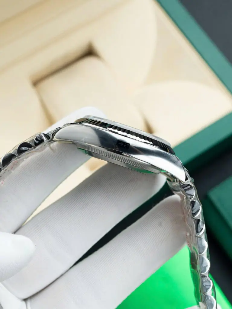 DateJust 41 126334 QF 1:1 Best Edition 904L Steel Blue Texuted Stick Dial on Jubilee Bracelet QF3235 (149g)