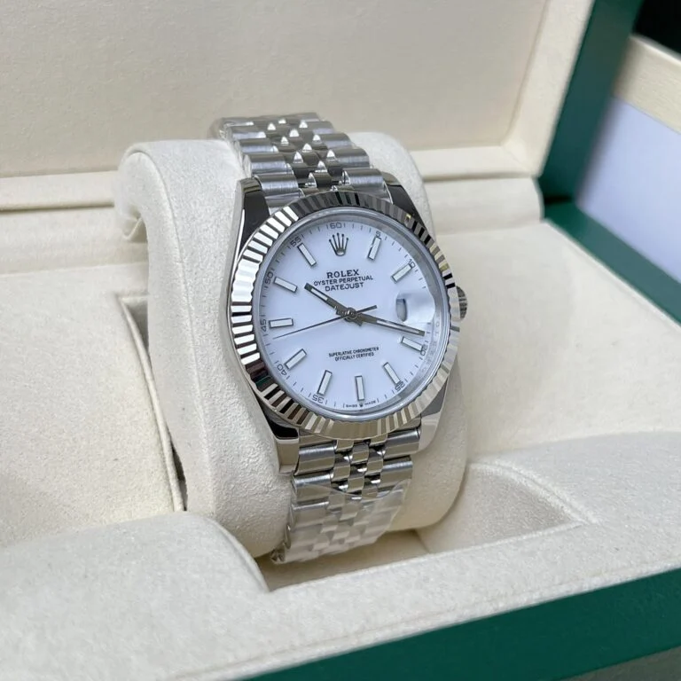 DateJust 41 126334 QF 1:1 Best Edition 904L Steel Ice Blue Stick Dial on Jubilee Bracelet QF3235 (149g)