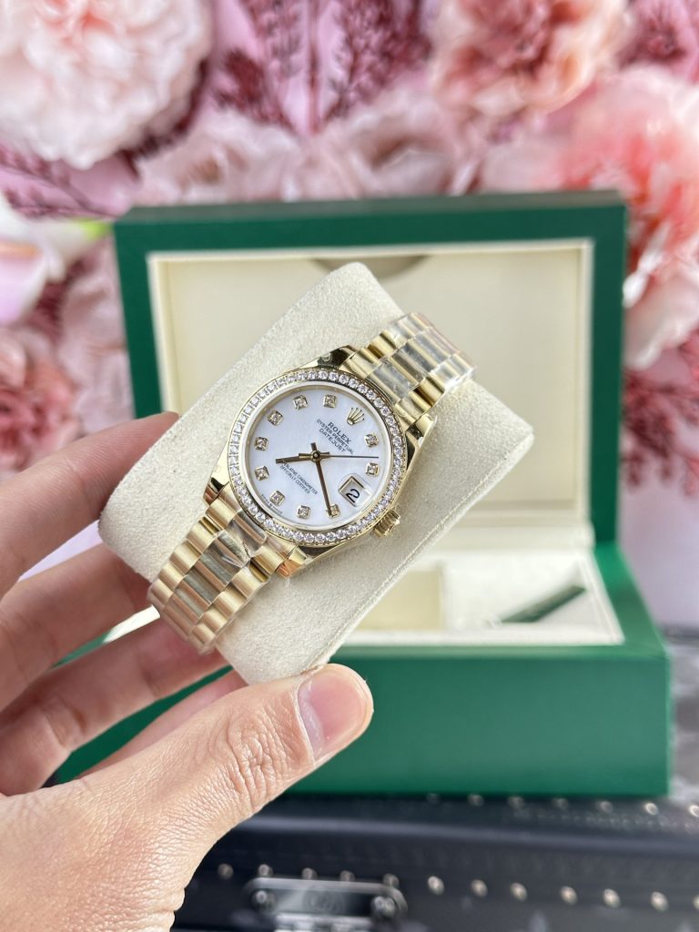 Rolex DateJust 278288 President Strap Diamond Bezel 31mm