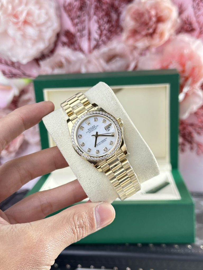Rolex DateJust 278288 President Strap Diamond Bezel 31mm