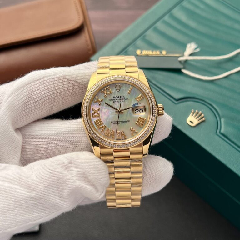 Rolex DateJust Mother Of Pearl Dial With Diamonds 36mm
